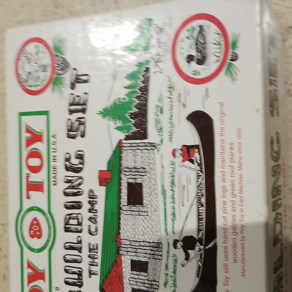 Roy Toy Log Building Set - Picture 3 of 6